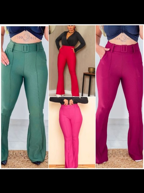 Calça Fler com fivela forrada (72)