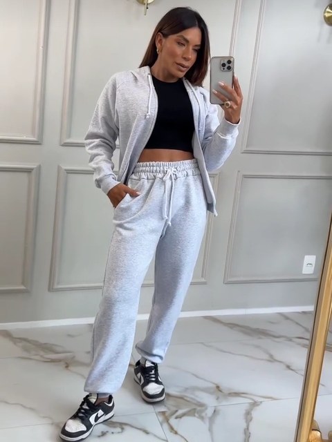 Conjunto Moletom flanelado feminino (71)