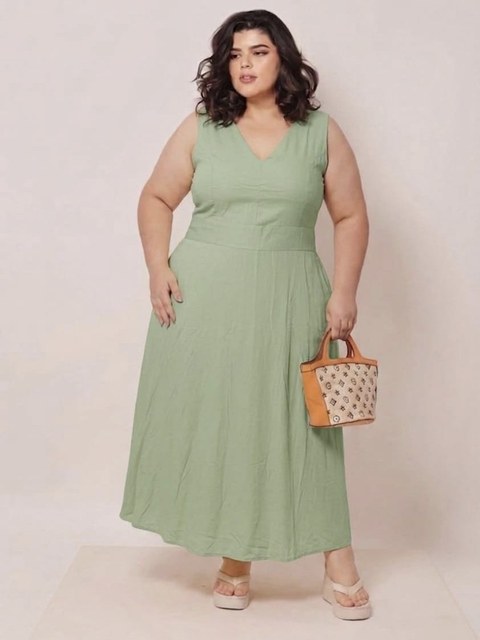 Vestido Longo alça grossa