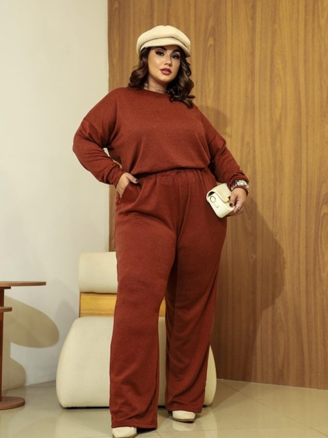 Conjunto lanzinha Plus size