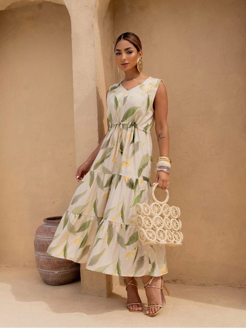 Vestido alça grossa Slim