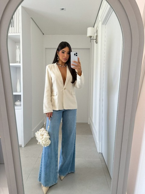 ML50 - Blazer Alvorada em Algodão com Linho Forrado