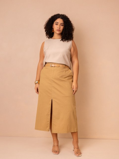 PLSML35 - Saia Longa Cassia com Cinto plus