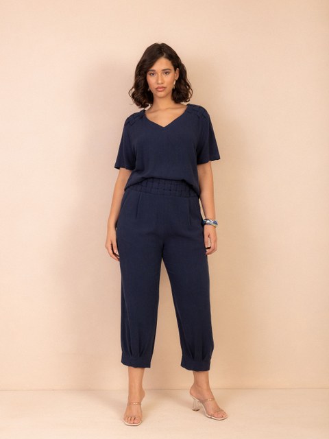 PL11 - Conjunto Plus Malu Blusa e Calça
