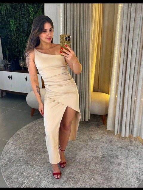 Vestido Fenda Twil