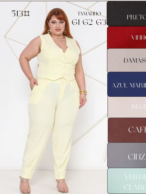 Conjunto Twil plus size - feminino #513