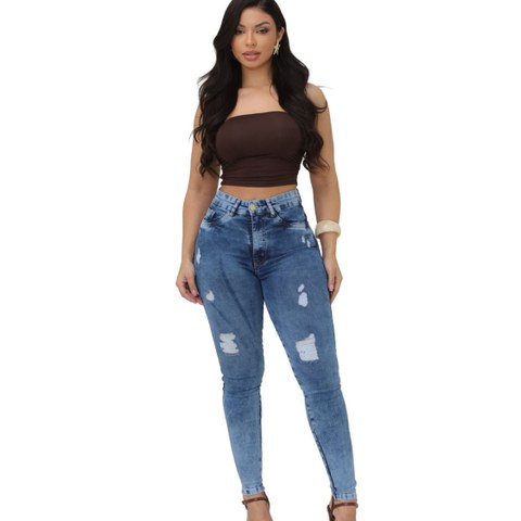 Calça Jeans  Skinny Com Elastano Premium 2275
