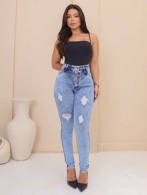 Calça Jeans Feminina com Elastano Premium 2306