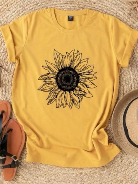 Promoção T-shirt Girassol