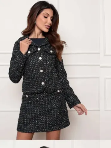Conjunto Tweed Dorama Inverno P M G