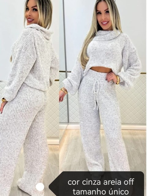 Conjunto Mousse calça e blusa