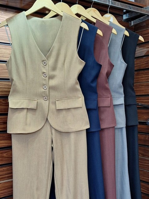 Conjunto Alfaiataria Twill FF-CON-068-XY-563