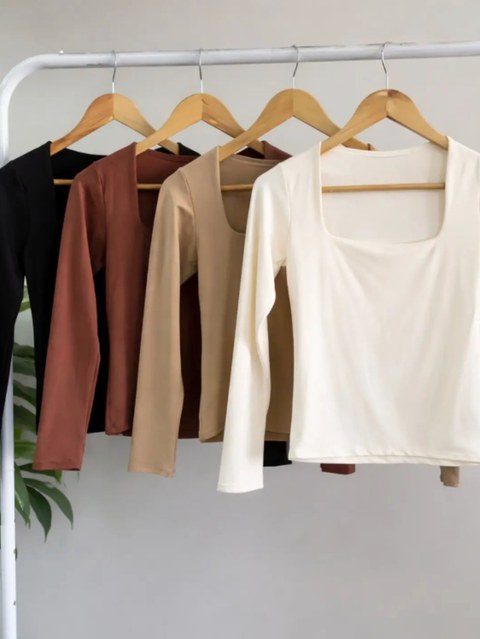 Blusa Manga Longa Suplex Premium Poliamida Inverno