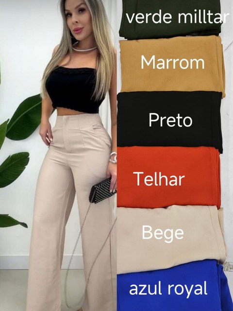 Calça Pantalona Alfaiataria