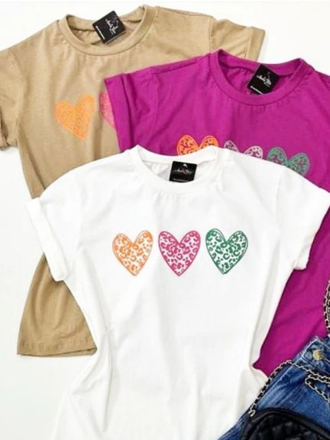 Tshirt 3 Coração