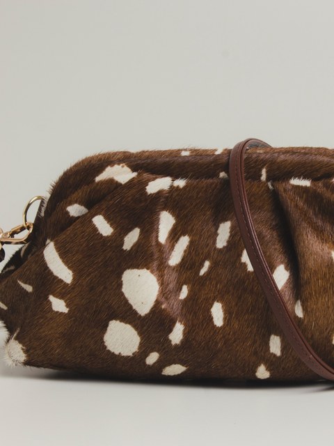 Bolsa Animal Print em Couro Cassiana 10360199