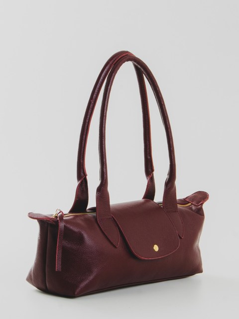 Bolsa em couro legítimo mel 10660279