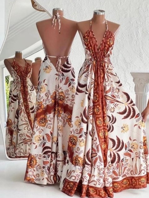 Vestido Jack estampado classic casual