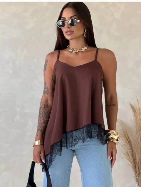 Blusa rendada