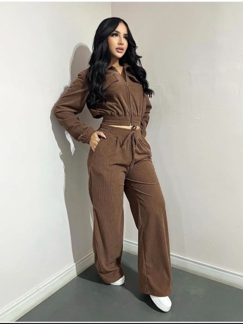 Conjunto Milena agasalho inverno manga longa