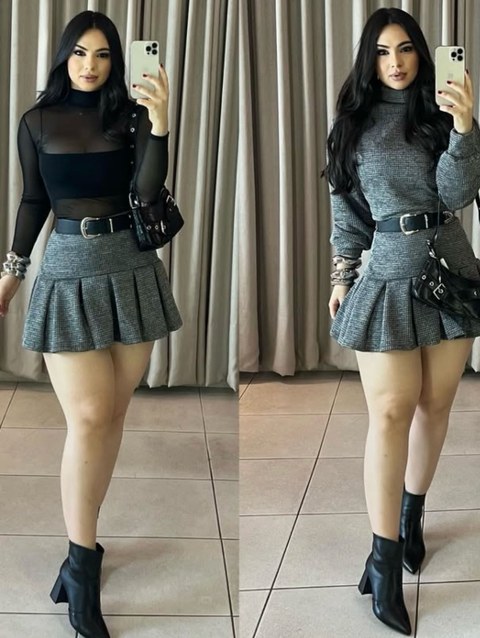 Conjunto manga longa inverno