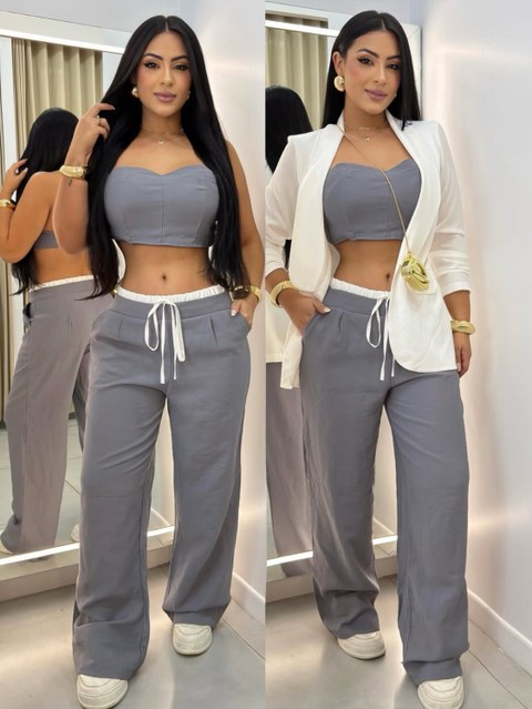 Calça Virgínia sensorial pantalona