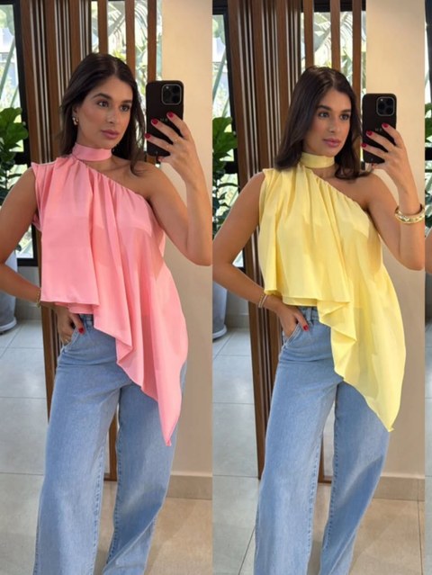 Blusa bata gola