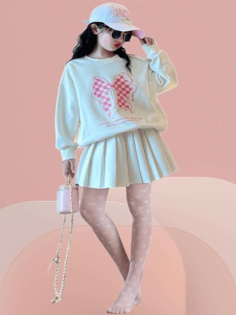 12 Peças Z&D Lingerie Meia Calça Arrastão Infancil Com Estam