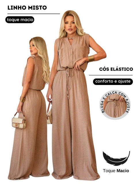 Conjunto linho misto AT2014