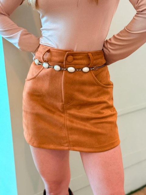 Saia suede basica
