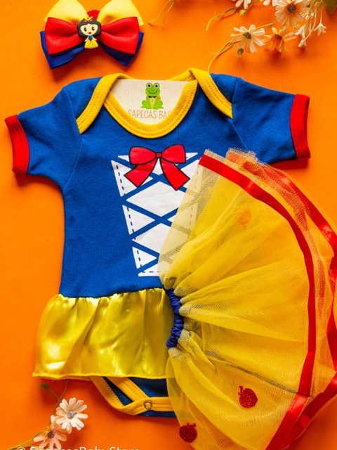 Kit Mesversario Temático Princesas Branca de Neve