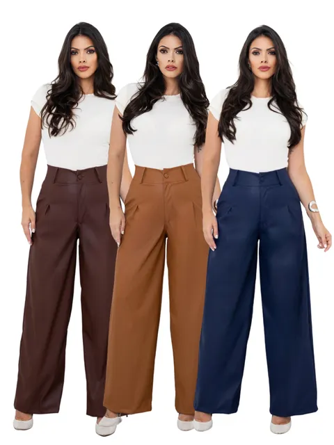(Calça Couro Feminina)**