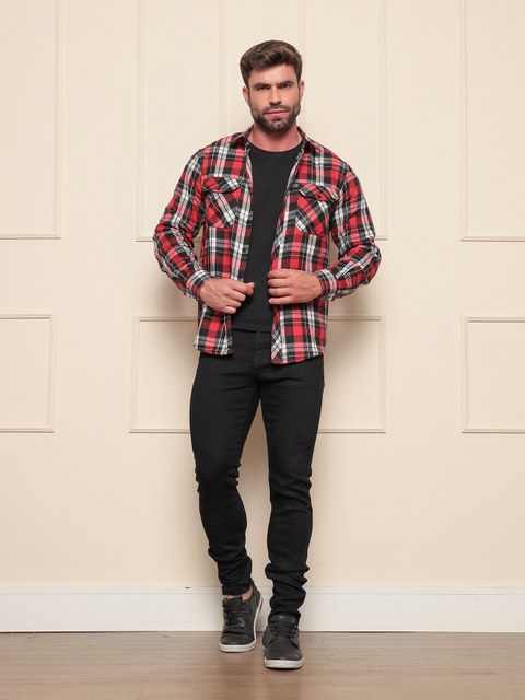 (Camisa Xadrez Masculina C3302)**