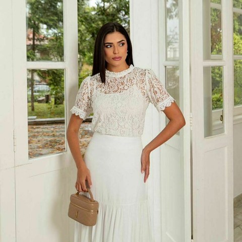 Blusa renda