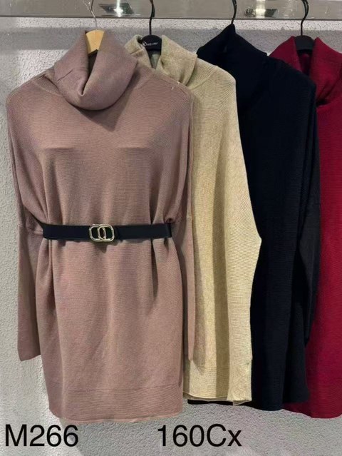 Vestido de modal cacharrel  com cinto importado