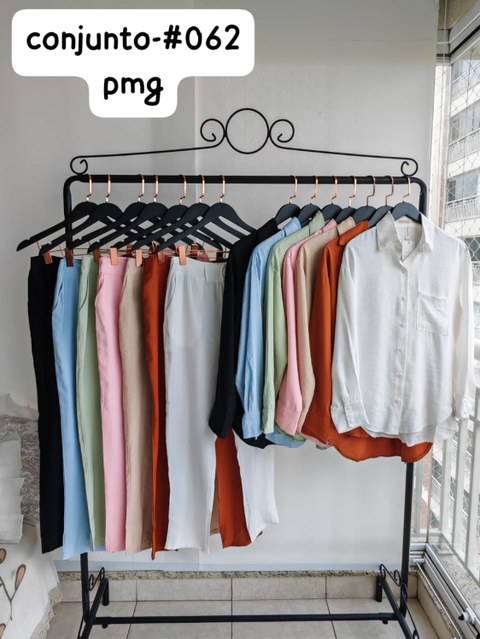 Conjunto marrant camisa com calça