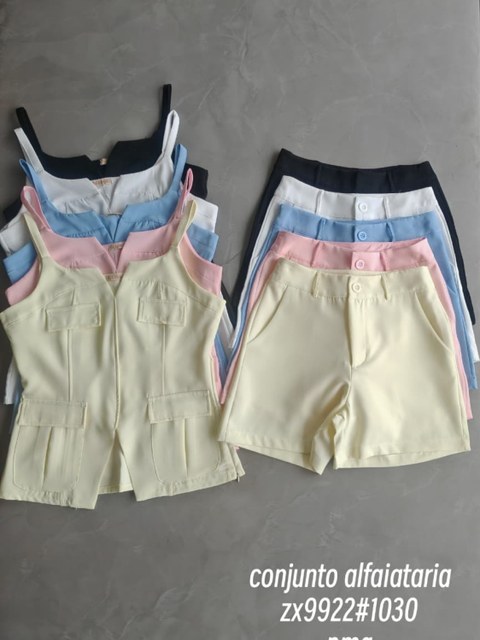 Conjunto alfaiataria  de short