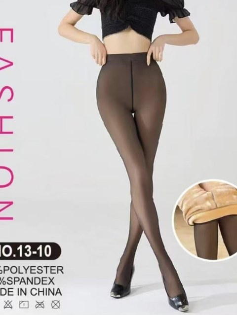 Meia calça de pelúcia dentro importado