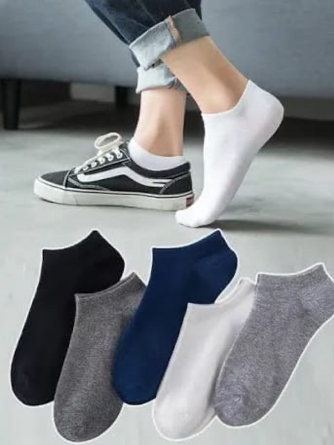 Kit 12  pares Meia soquete masculinas preta/mesclado