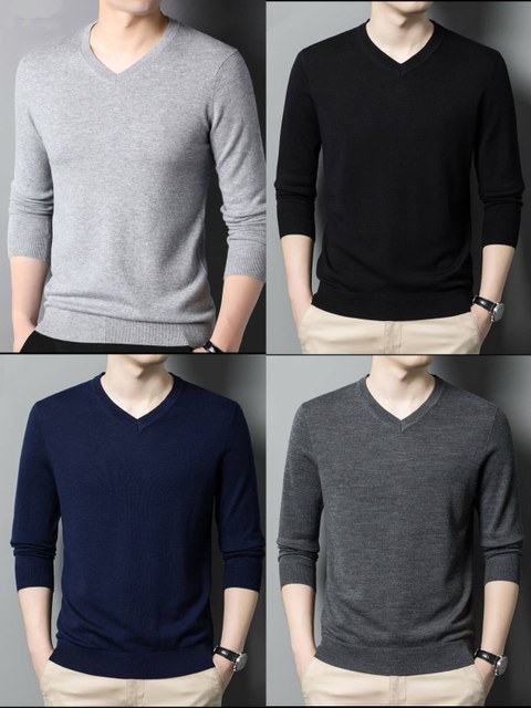 Blusa masculina detricot sueter