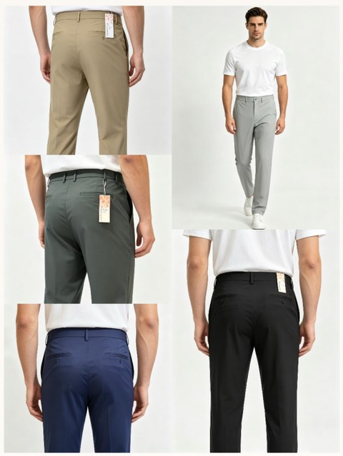Calça social  masculina tecido com elastano