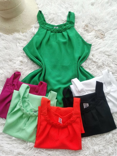 Kit 6ps Regatas Lisas Variadas(tamanhoM G GG)