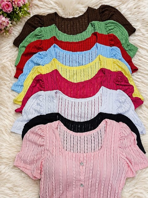 Blusa cropped#529
