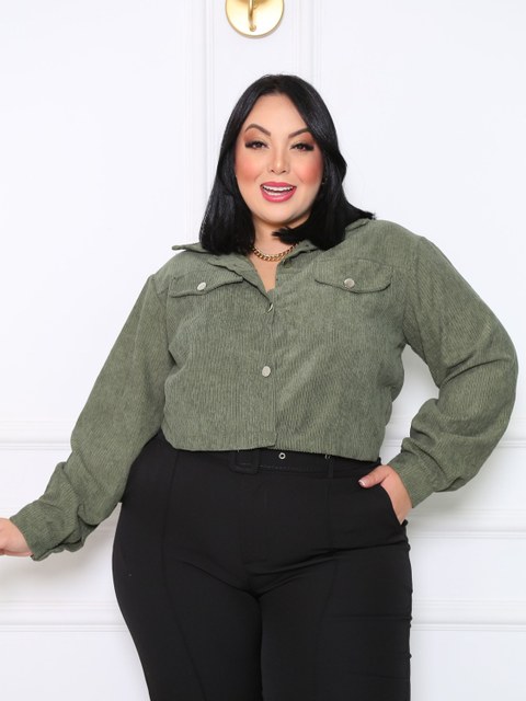 Jaqueta de Veludo Lia