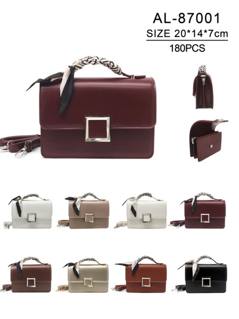 Bolsa estruturada com lenço AL-87001