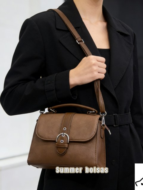 Bolsa básica com fivela linda e social AL-1398