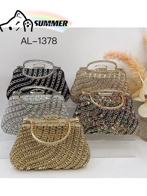 Bolsa clutch bem chic e luxuosa pra ano novo AL-1378