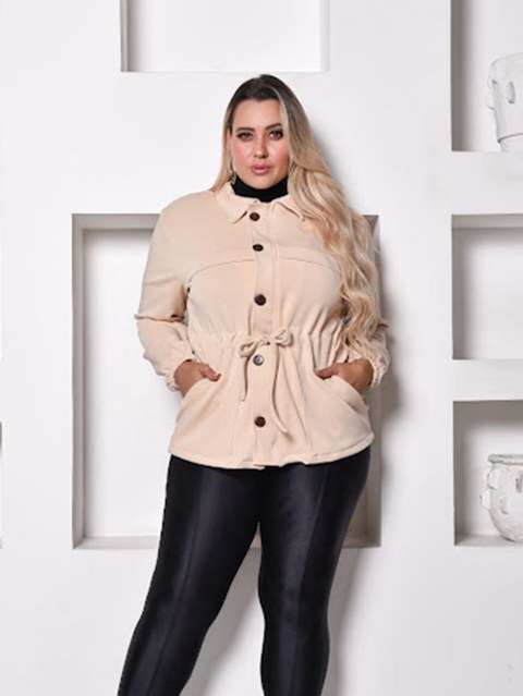 Sobretudo Parka Plus Size Feminina Casaco