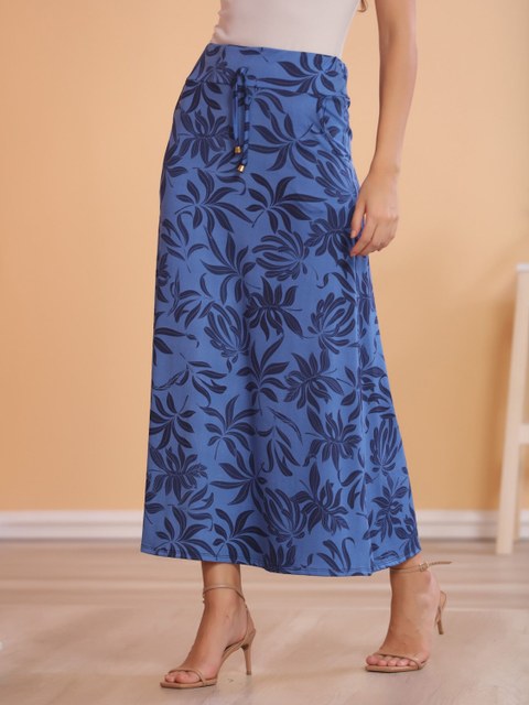Saia Moda Evangélica Saias Evangelicas Longa Estampado Social Casual 14