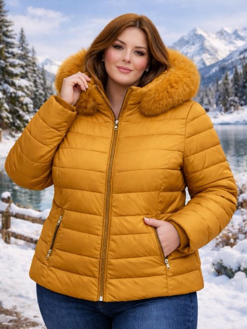 Jaqueta gominho forrada feminina plus size